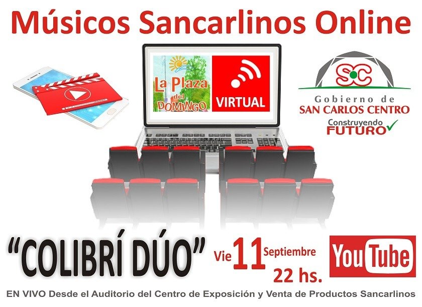 LA PLAZA DEL DOMINGO VIRTUAL COLIBRÍ DÚO.JPG